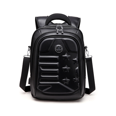 購入 17インチ ラップトップ カスタム 旅行 バックパック 学校 バッグ USB 充電ポート 42x32x14cm online manufacture