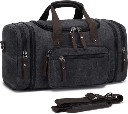 購入 50Lの日常用品 キャンバス デュッフェル 週末旅行バッグ online manufacture