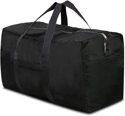 購入 超大型 黒色 96L 折りたたみ軽量 旅行用バッグ ザイプ付き online manufacture