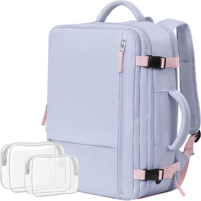 購入 紫 17.3インチ ラップトップ 航空会社 許可 荷物として持ち歩け 週末 ウォーキング 女性用旅行バッグ online manufacture