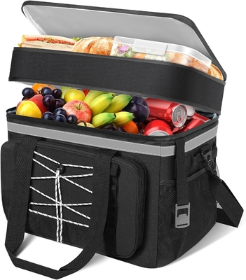 購入 40L ポータブル 防水 絶縁 冷却 バッグ ビーチ キャンプ ピクニック ための 2 室 online manufacture