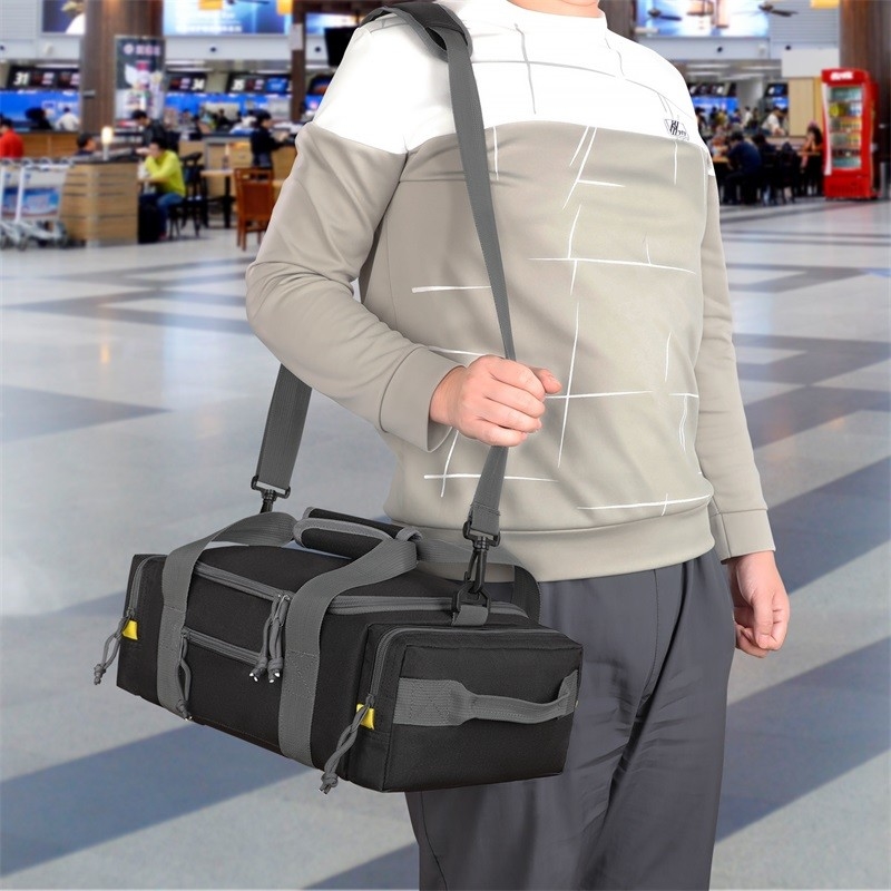シングルショルダー重用旅行用デュフェルバッグ 持ち運び22×14×9 37×24×14CM