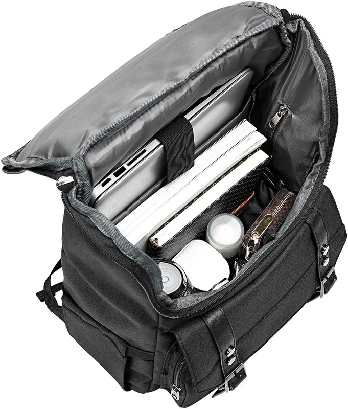 黒色 大型 泊まり 週末 オーダーメイド 旅行 バッグ USB充電ポート 女性&男性用