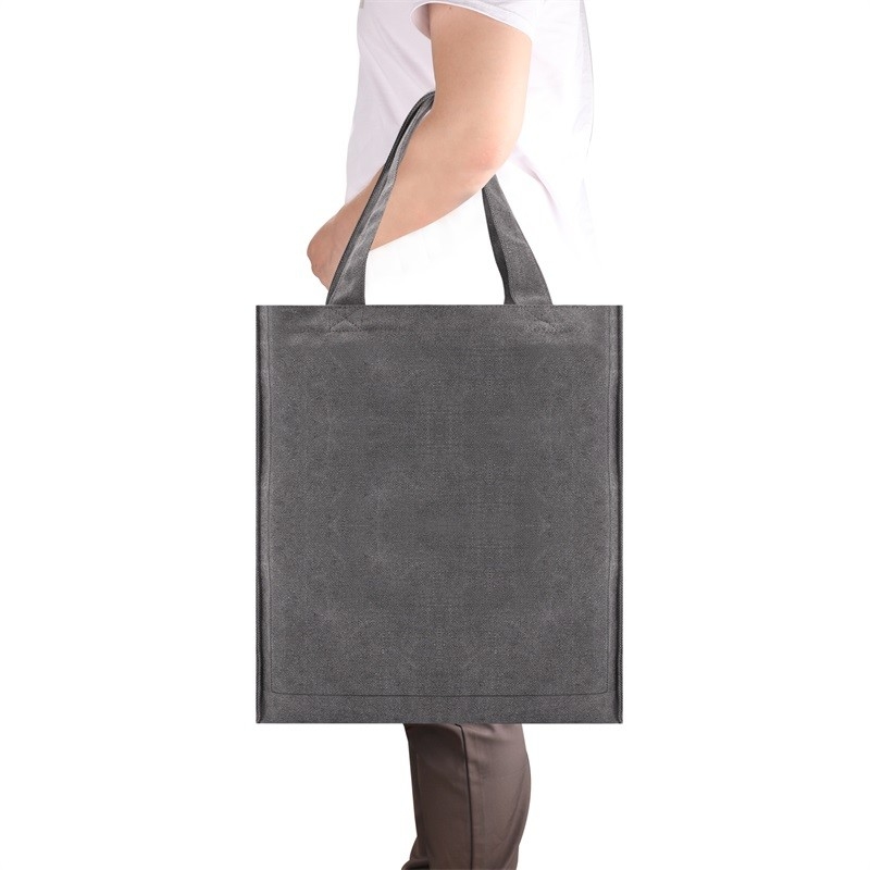 再利用可能 エコフレンドリー カスタム ショッピングバッグ 女性用キャンバス ハンドバッグ 財布 13X3X16