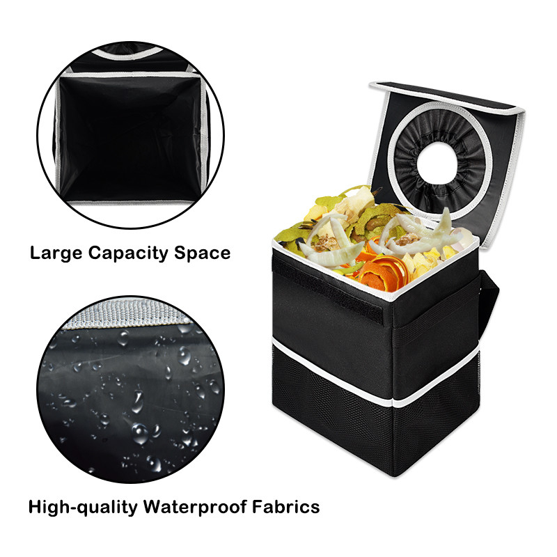 食料品 カー オーガナイザー バッグ 防水 トラック ベッド 収納 バッグ 箱 8x6x10 